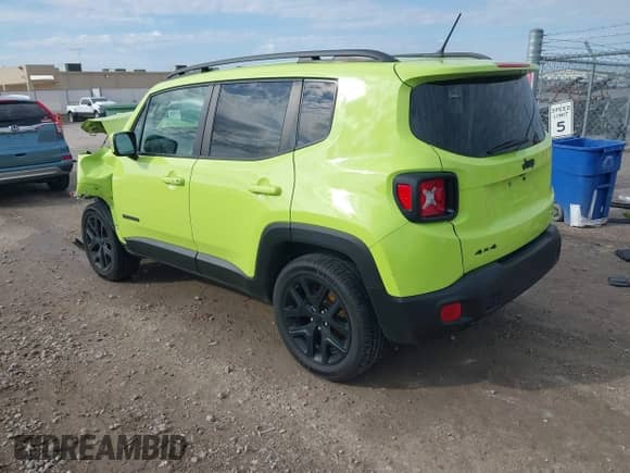 2017 Jeep Renegade Latitude with VIN ZACCJBBB0HPF28681, listed as a IAAI auction lot 43391798 with Not provided miles and . Bid and sale history available at DreamBid. Image 3.