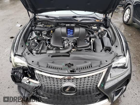 2015 Lexus RC F with VIN JTHHP5BC6F5001666, listed as a Copart auction lot 82341265 with 93,596 mi miles and Salvage title. Bid and sale history available at DreamBid. Image 11.