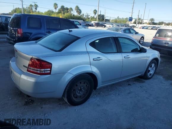 2008 Dodge Avenger SE with VIN 1B3LC46K38N129676, listed as a Copart auction lot 86293615 with 94,386 mi miles and Salvage title. Bid and sale history available at DreamBid. Image 3.