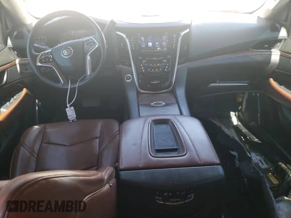 2015 Cadillac Escalade ESV Premium с VIN 1GYS4JKJ2FR267308, выставлен на аукционе Copart как лот 66215895 с пробегом 108 784 миль миль и Списание • Salvage title. История ставок и продаж доступна на DreamBid. Изображение 8.