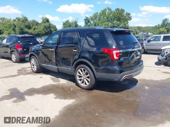 2017 Ford Explorer Limited z VIN 1FM5K8FH6HGA08419, wystawiony jako IAAI lot #43095817 z przebiegiem 79 398 mil mil oraz . Historia ofert i sprzedaży dostępna na DreamBid. Obrazek 3.