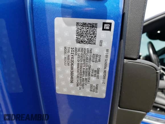 2019 Chevrolet Corvette Z06 2LZ с VIN 1G1YR2D6XK5604656, выставлен на аукционе Copart как лот 50536073 с пробегом 28 176 миль миль и Списание • Salvage title. История ставок и продаж доступна на DreamBid. Изображение 12.