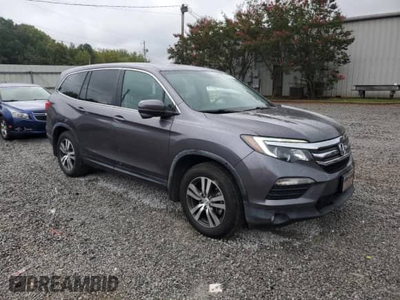 2017 Honda Pilot EX-L with VIN 5FNYF5H55HB026508, listed as a Copart auction lot 83823545 with 77,503 mi miles and Salvage title. Bid and sale history available at DreamBid. Image 4.