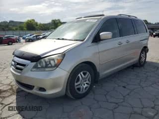 2007 Honda Odyssey EX-L с VIN 5FNRL38797B410485, выставлен на аукционе Copart как лот 70651925 с пробегом 144 733 миль миль и Чистый • Clean title. История ставок и продаж доступна на DreamBid. Изображение 1.