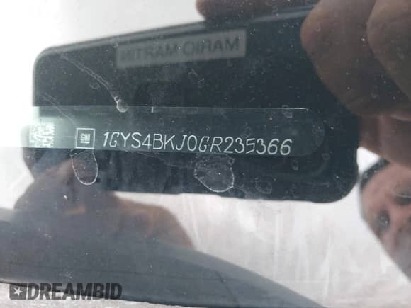 2016 Cadillac Escalade Luxury Collection with VIN 1GYS4BKJ0GR235366, listed as a IAAI auction lot 43391119 with 163,489 mi miles and . Bid and sale history available at DreamBid. Image 17.