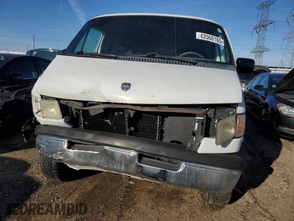 1997 Dodge Cargo with VIN 2B6HB21Y3VK569853, listed as a Copart auction lot 43560165 with 197,658 mi miles and Salvage title. Bid and sale history available at DreamBid. Image 5.