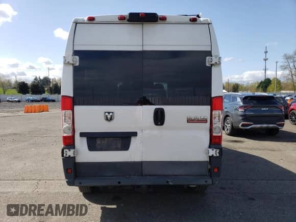 2017 Ram ProMaster Cargo with VIN 3C6TRVDG3HE518539, listed as a Copart auction lot 51711405 with 96,245 mi miles and Salvage title. Bid and sale history available at DreamBid. Image 6.
