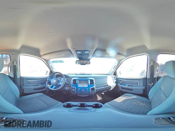 2016 Ram 1500 SLT with VIN 1C6RR7LM7GS239233, listed as a Copart auction lot 46272075 with 65,602 mi miles and Salvage title. Bid and sale history available at DreamBid. Image 14.