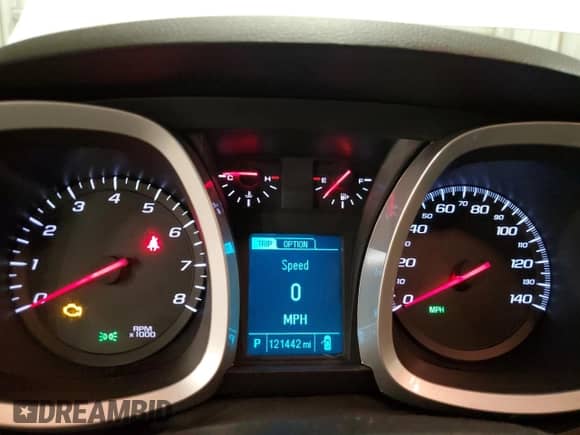 2015 Chevrolet Equinox LT with VIN 1GNFLFEK9FZ143801, listed as a Copart auction lot 87128755 with 121,442 mi miles and Clean title. Bid and sale history available at DreamBid. Image 9.
