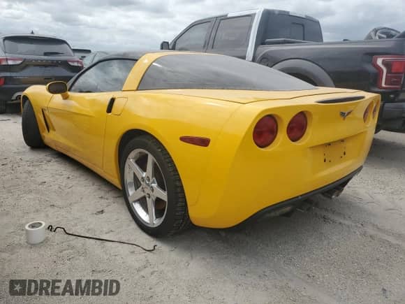 2005 Chevrolet Corvette with VIN 1G1YY24U655114429, listed as a Copart auction lot 75932114 with Not provided miles and Non repairable. Bid and sale history available at DreamBid. Image 2.