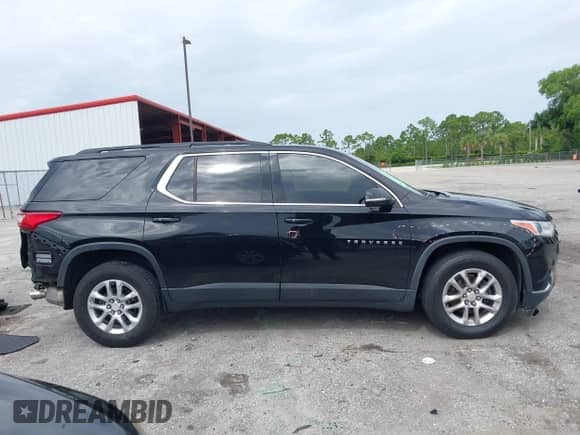 2019 Chevrolet Traverse LT Cloth with VIN 1GNERGKW8KJ173985, listed as a IAAI auction lot 43088998 with 108,586 mi miles and . Bid and sale history available at DreamBid. Image 13.