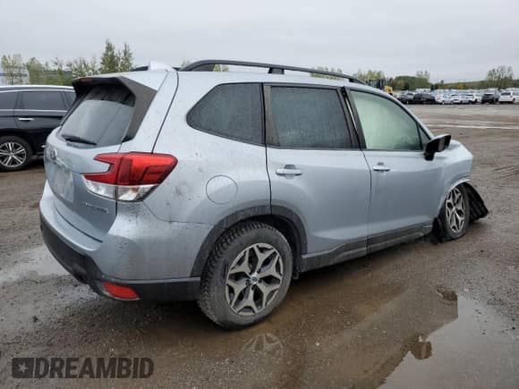 2021 Subaru Forester with VIN JF2SKEJC6MH489635, listed as a Copart auction lot 83819635 with Not provided miles and Non repairable. Bid and sale history available at DreamBid. Image 3.