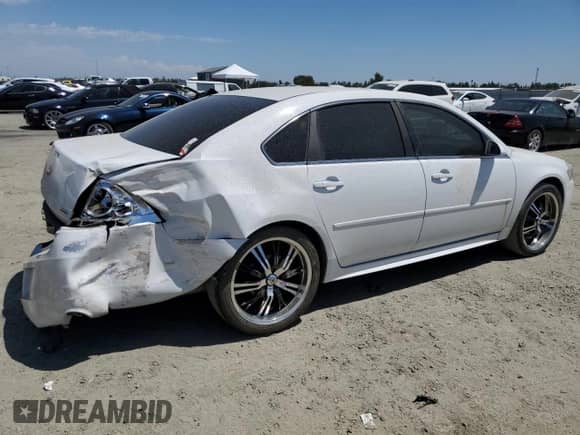 2013 Chevrolet Impala LS with VIN 2G1WF5E30D1260992, listed as a Copart auction lot 66925535 with 100,473 mi miles and Salvage title. Bid and sale history available at DreamBid. Image 3.