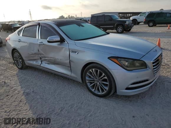 2015 Hyundai Genesis 3.8L z VIN KMHGN4JE5FU069927, wystawiony jako Copart lot #74990854 z przebiegiem 62 641 mil mil oraz Szkoda całkowita • Salvage title. Historia ofert i sprzedaży dostępna na DreamBid. Obrazek 4.