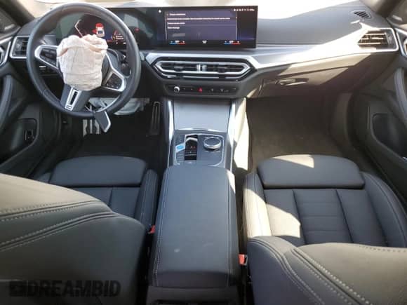 2023 BMW i4 M50 with VIN WBY33AW04PFP87980, listed as a Copart auction lot 84467095 with 6,331 mi miles and Salvage title. Bid and sale history available at DreamBid. Image 8.