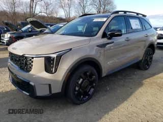 2025 Kia Sorento X-Line EX with VIN 5XYRHDJF9SG325740, listed as a Copart auction lot 83401804 with 7 mi miles and Salvage title. Bid and sale history available at DreamBid. Image 1.