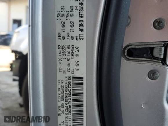 2011 Dodge Journey Mainstreet с VIN 3D4PG1FG0BT517764, выставлен на аукционе Copart как лот 81807505 с пробегом 151 594 миль миль и Списание • Salvage title. История ставок и продаж доступна на DreamBid. Изображение 14.