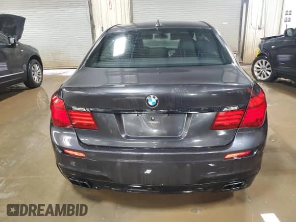2013 BMW 7 Series 750Li xDrive with VIN WBAYF8C57DD140789, listed as a Copart auction lot 51242925 with Not provided miles and Salvage title. Bid and sale history available at DreamBid. Image 6.