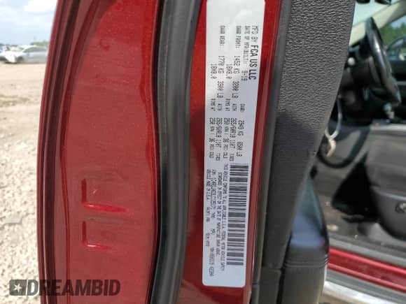 2020 Dodge Durango SXT Plus with VIN 1C4RDJAG3LC125171, listed as a Copart auction lot 67944055 with 160,681 mi miles and Salvage title. Bid and sale history available at DreamBid. Image 12.