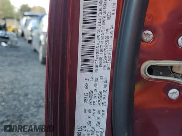 2016 Ram 1500 Big Horn с VIN 1C6RR7TM7GS283068, выставлен на аукционе Copart как лот 81125874 с пробегом Не указан миль и Списание • Salvage title. История ставок и продаж доступна на DreamBid. Изображение 12.