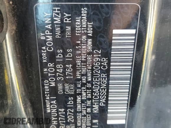 2014 Hyundai Veloster с VIN KMHTC6AD2EU206912, выставлен на аукционе Copart как лот 86706485 с пробегом 220 692 миль миль и Чистый • Clean title. История ставок и продаж доступна на DreamBid. Изображение 12.