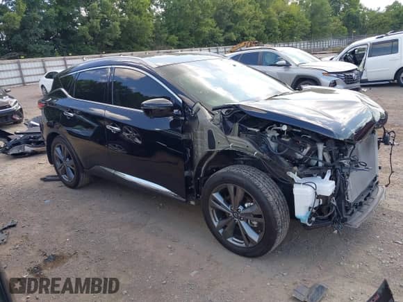 2024 Nissan Murano Platinum with VIN 5N1AZ2DJ8RC104509, listed as a IAAI auction lot 42681970 with 28,255 mi miles and . Bid and sale history available at DreamBid. Image 1.