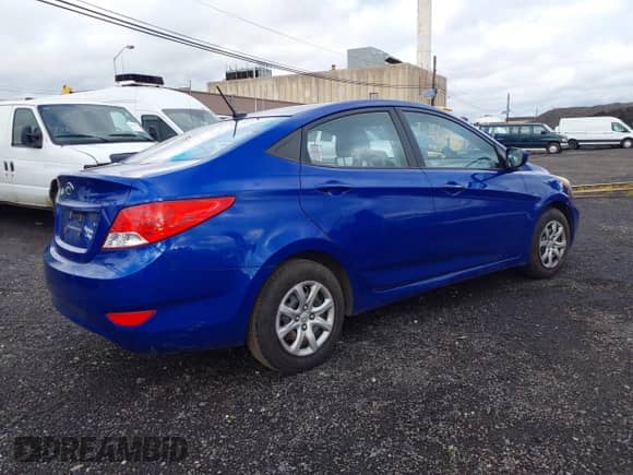 2012 Hyundai Accent GLS with VIN KMHCT4AE2CU222795, listed as a IAAI auction lot 43498133 with 149,546 mi miles and . Bid and sale history available at DreamBid. Image 4.