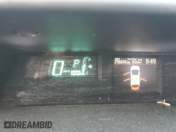 2012 Toyota Prius Three z VIN JTDKDTB32C1509995, wystawiony jako Copart lot #81655585 z przebiegiem 296 641 mil mil oraz Szkoda całkowita • Salvage title. Historia ofert i sprzedaży dostępna na DreamBid. Obrazek 9.