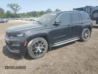 2022 Jeep Grand Cherokee Summit Reserve с VIN 1C4RJHEG4N8614387, выставлен на аукционе Copart как лот 70836634 с пробегом Не указан миль и Списание • Salvage title. История ставок и продаж доступна на DreamBid. Изображение 1.