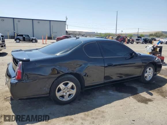 2005 Chevrolet Monte Carlo LT with VIN 2G1WX12K459153710, listed as a Copart auction lot 62702315 with 87,098 mi miles and Salvage title. Bid and sale history available at DreamBid. Image 3.