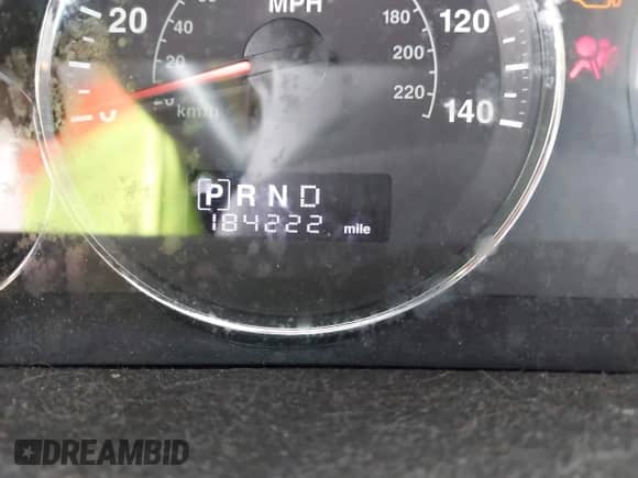 2009 Jeep Grand Cherokee Laredo with VIN 1J8GR48K09C524853, listed as a IAAI auction lot 42258344 with 184,222 mi miles and . Bid and sale history available at DreamBid. Image 15.