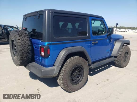 2021 Jeep Wrangler Sport S с VIN 1C4GJXAN2MW762893, выставлен на аукционе Copart как лот 84777095 с пробегом 44 164 миль миль и Списание • Salvage title. История ставок и продаж доступна на DreamBid. Изображение 3.