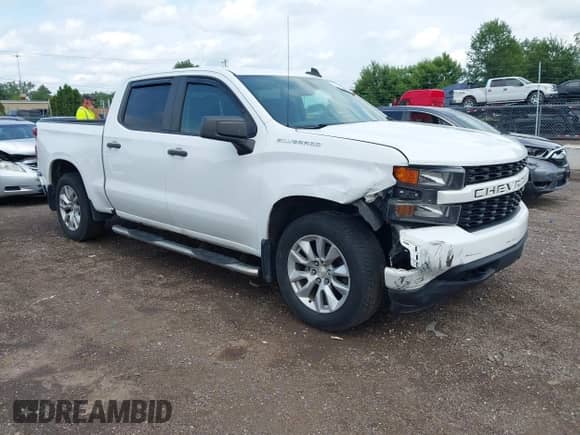 2021 Chevrolet Silverado 1500 Custom с VIN 3GCPYBEK1MG187778, выставлен на аукционе IAAI как лот 42758901 с пробегом 105 067 миль миль и . История ставок и продаж доступна на DreamBid. Изображение 1.