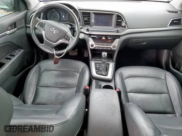 2017 Hyundai Elantra Limited with VIN KMHD84LFXHU190990, listed as a Copart auction lot 80413635 with 110,570 mi miles and Salvage title. Bid and sale history available at DreamBid. Image 8.