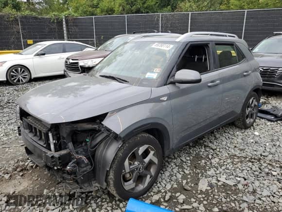 2021 Hyundai Venue SEL z VIN KMHRC8A31MU108577, wystawiony jako Copart lot #69288114 z przebiegiem 76 478 mil mil oraz Szkoda całkowita • Salvage title. Historia ofert i sprzedaży dostępna na DreamBid. Obrazek 1.