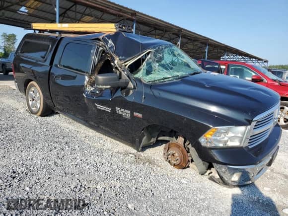 2019 Ram 1500 Big Horn with VIN 1C6RR6LTXKS537172, listed as a Copart auction lot 63024135 with 133,625 mi miles and Salvage title. Bid and sale history available at DreamBid. Image 4.
