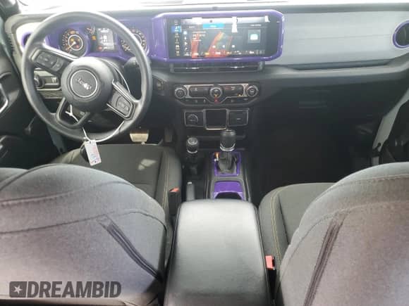 2024 Jeep Wrangler Sport с VIN 1C4PJXAG4RW313496, выставлен на аукционе Copart как лот 49688305 с пробегом 13 304 миль миль и Списание • Salvage title. История ставок и продаж доступна на DreamBid. Изображение 8.