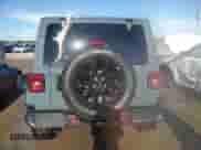 2025 Jeep Wrangler Sahara with VIN 1C4RJXP62SW600140, listed as a Copart auction lot 80289335 with 5,868 mi miles and Clean title. Bid and sale history available at DreamBid. Image 6.