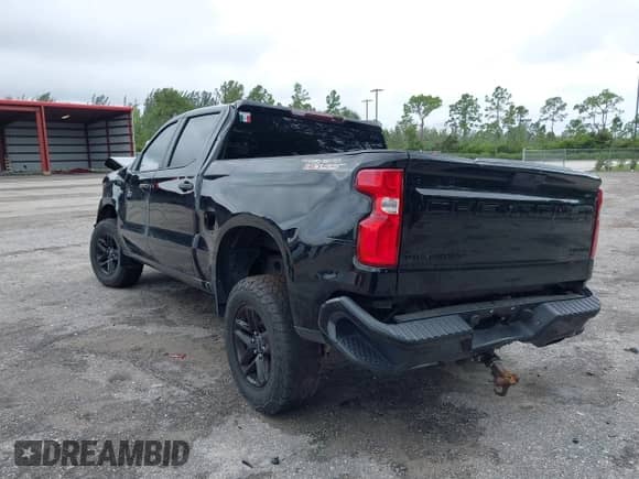2020 Chevrolet Silverado 1500 Custom Trail Boss with VIN 3GCPYCEF3LG212283, listed as a IAAI auction lot 43425337 with Not provided miles and . Bid and sale history available at DreamBid. Image 3.