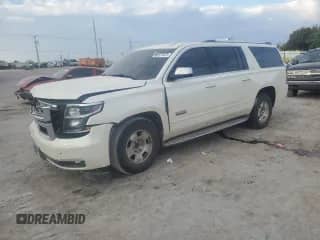 2015 Chevrolet Suburban LTZ с VIN 1GNSCKKCXFR571171, выставлен на аукционе Copart как лот 81972825 с пробегом 189 848 миль миль и Списание • Salvage title. История ставок и продаж доступна на DreamBid. Изображение 1.
