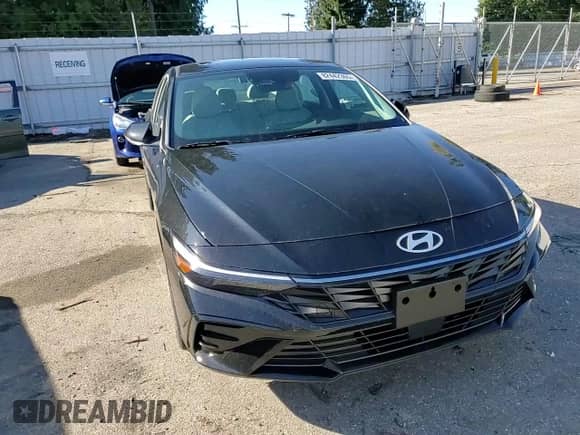 2025 Hyundai Elantra Limited with VIN KMHLN4DJ1SU132152, listed as a Copart auction lot 82442365 with 6,989 mi miles and Salvage title. Bid and sale history available at DreamBid. Image 13.