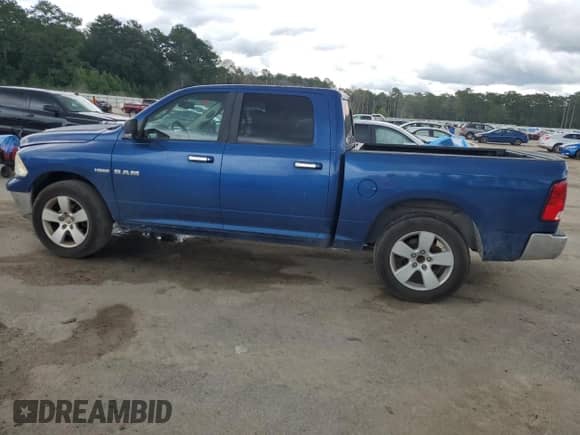 2010 Dodge 1500 SLT with VIN 1D7RB1CT8AS100386, listed as a Copart auction lot 67678845 with Not provided miles and Clean title. Bid and sale history available at DreamBid. Image 2.