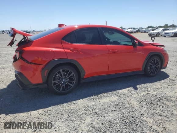 2023 Subaru WRX Limited с VIN JF1VBAL61P9824915, выставлен на аукционе Copart как лот 56572875 с пробегом 21 109 миль миль и Списание • Salvage title. История ставок и продаж доступна на DreamBid. Изображение 3.