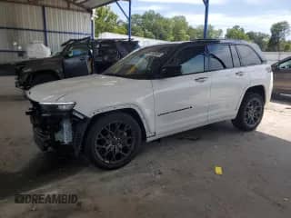 2025 Jeep Grand Cherokee Summit с VIN 1C4RJHEG2S8662739, выставлен на аукционе Copart как лот 69909895 с пробегом 2 084 миль миль и Списание • Salvage title. История ставок и продаж доступна на DreamBid. Изображение 1.