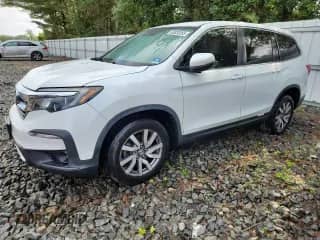 2020 Honda Pilot EX z VIN 5FNYF6H34LB039442, wystawiony jako Copart lot #65832265 z przebiegiem 76 142 mil mil oraz Szkoda całkowita • Salvage title. Historia ofert i sprzedaży dostępna na DreamBid. Obrazek 1.