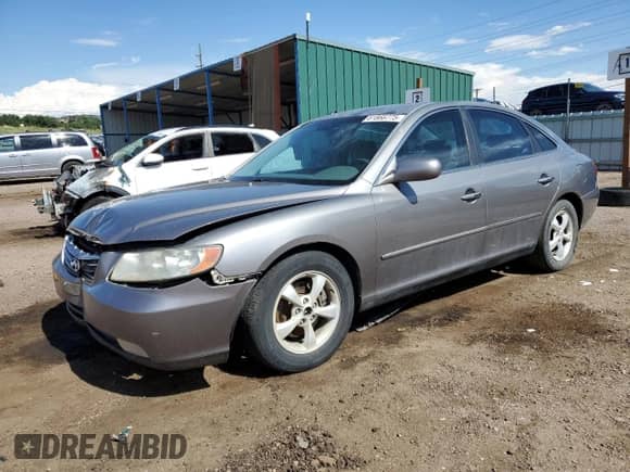 2007 Hyundai Azera GLS with VIN KMHFC46D77A223929, listed as a Copart auction lot 61866775 with 144,802 mi miles and Non repairable. Bid and sale history available at DreamBid. Image 1.