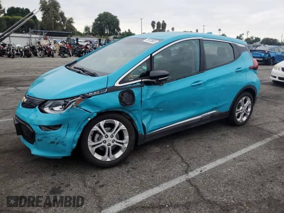 2020 Chevrolet Bolt EV LT z VIN 1G1FW6S01L4116175, wystawiony jako Copart lot #73973563 z przebiegiem 51 231 mil mil oraz . Historia ofert i sprzedaży dostępna na DreamBid. Obrazek 1.