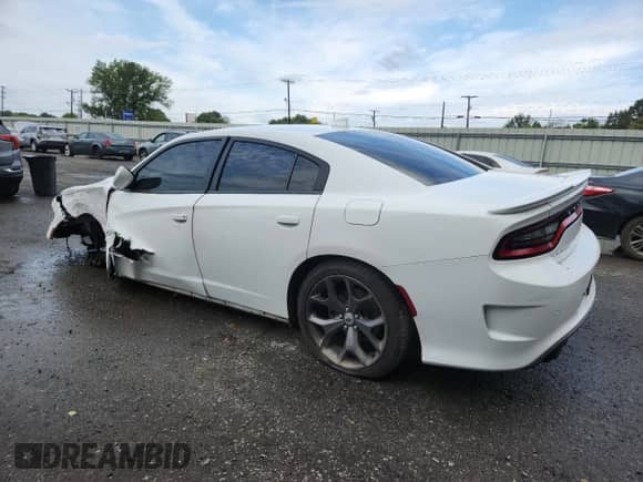 2019 Dodge Charger GT with VIN 2C3CDXHG7KH565599, listed as a Copart auction lot 81414245 with 109,879 mi miles and Salvage title. Bid and sale history available at DreamBid. Image 2.