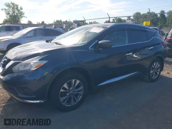 2016 Nissan Murano S z VIN 5N1AZ2MHXGN139180, wystawiony jako IAAI lot #42753562 z przebiegiem 77 241 mil mil oraz . Historia ofert i sprzedaży dostępna na DreamBid. Obrazek 2.