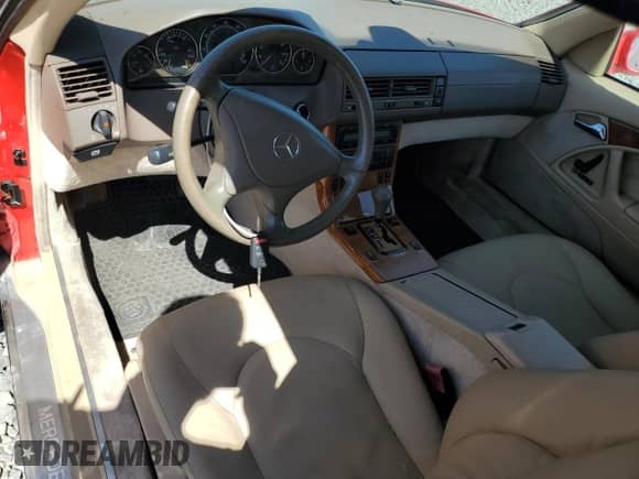 2000 Mercedes-Benz SL 500 with VIN WDBFA68F9YF190276, listed as a Copart auction lot 63057725 with Not provided miles and Salvage title. Bid and sale history available at DreamBid. Image 8.